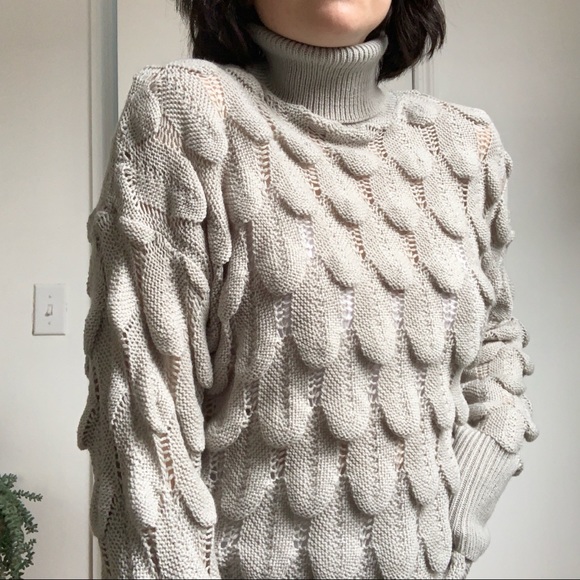 vintage textured sweater - Picture 2 of 5